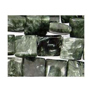  Seraphinite Beads Flat Square 12mm Arts, Crafts & Sewing