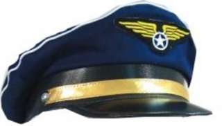 Pilotenmütze Uniform Mütze Karneval Fasching Pilot  