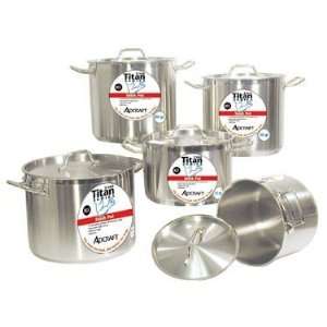  Adcraft 20 Qt Titan Induction Stock Pot with Cover (SSP 20 