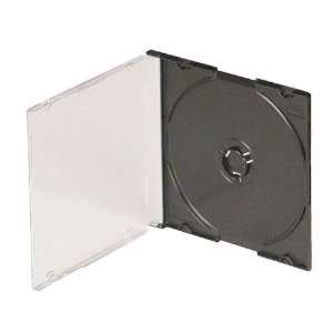    Value Disc 100 Slim Black CD / DVD Storage Jewel Cases Electronics