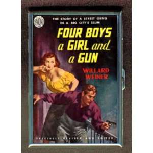  4 BOYS A GIRL AND A GUN ID CREDIT CARD CASE WALLET 881 