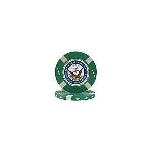 U.S. NAVY Seal on Green Big Slick Texas Holdem Poker 