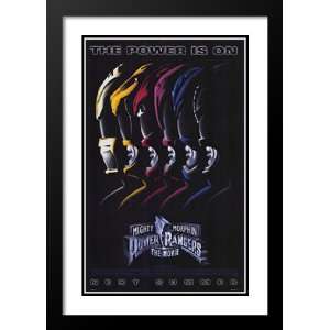 com Mighty Morphin Power Rangers 20x26 Framed and Double Matted Movie 