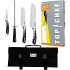   Piece Knife Set including Nylon Carrying Case Knife Boxed Sets New