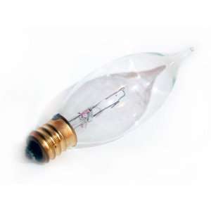 12V 7W Chandelier Light Bulb Flame Tip E12 12 Volts Incandescent Lamp 