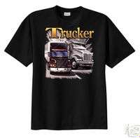 18 Wheeler Trucker Truck Driver Semi Adult Tee T shirt  