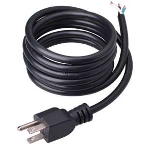  Standard 3 Prong US Plug AC Power Cord: Patio, Lawn 