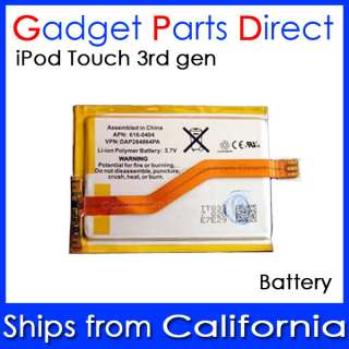 iPod Touch 3rd Generation Replacement Battery for 16gb, 32gb, 64gb