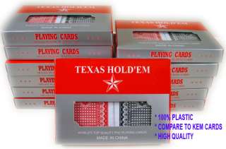 36 DECKS CASINO POKER PLAYING CARDS 100% PLASTIC + GIFT  