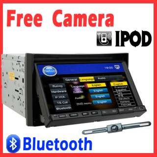 In Dash Double Din Car DVD Player Touch Screen+CAMERA  