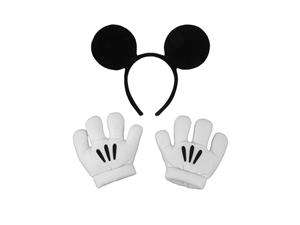      Disney Mickey Mouse Ears & Gloves Costume Set Child Standard