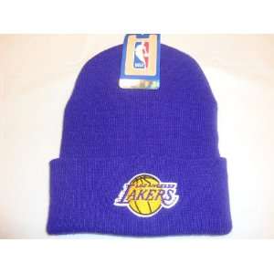   Los Angeles Lakers Beanie Cuffed Adidas Beanie purple 