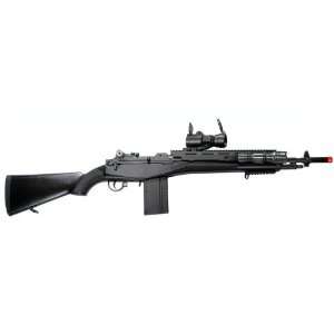 TSD Sports SDM100B2 Airsoft M14 Bolt Action Sniper Rifle with Red Dot 