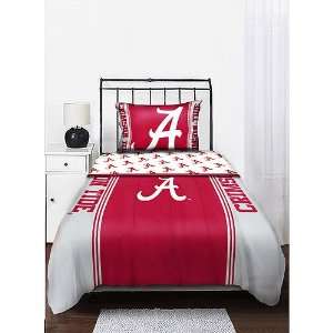  Alabama Crimson Tide NCAA Queen Comforter & Sheet Set (5 