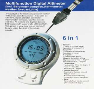   digital Compass thermometer time Barometer Altimeter Outdoor  