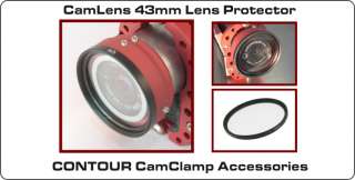 Contour Plus GPS Roam CamLens Lens Protector 43mm Helmet Camera 