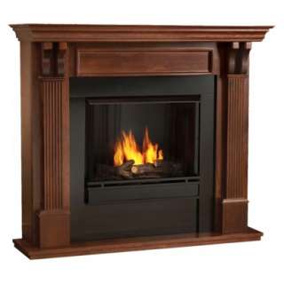 Real Flame Ashley 4 Ventless Gel Fireplace   Mahogany Finish.Opens in 