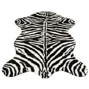  Animal Zebra Narrow Stripe Novelty Rug Size Pelt 47 x 6 