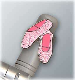 Ballet Slippers Cell Antenna Charm Mobile Phone Jewelry  