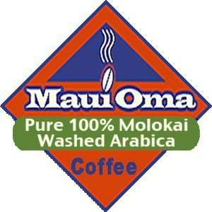 Hawaii Maui Oma Coffee 3 lb. Bean 100 % Molokai Arabica