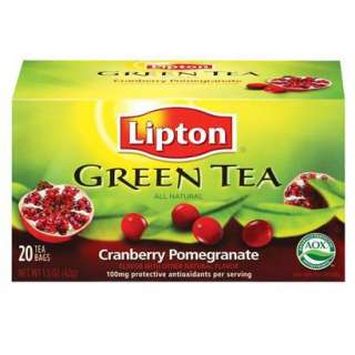 Lipton Cranberry Pomegranate Green Tea Bags 20 ct. product details 