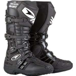  AXO Dart Mens MX Motorcycle Boots   Black / Size 5 