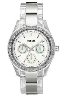 Fossil Stella White Dial Two Tone Womens Watch ES2821  