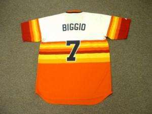 CRAIG BIGGIO Houston Astros Throwback Home Jersey XXL  