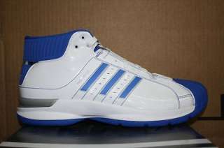 Adidas SM Pro Model 08 White/Blue G07692 Mens Basketball Shoes G07692 