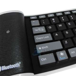 Waterproof Soft Silicone PC Wireless Bluetooth Keyboard For iPad