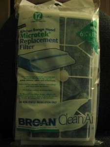 Broan NuTone KITCHEN RANGE HOOD REPLACEMENT CHARCOAL FILTER RF79M 