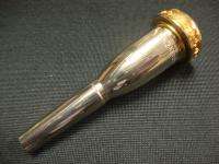 Heres a Bach 3C Trumpet Mouthpiece with Gold Plated Rim and custom 