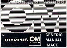 Olympus OMG Camera Manual More Instruction Books Listed  