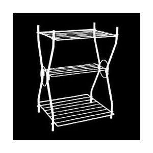    Universal Reversible White Bird Cage Stand