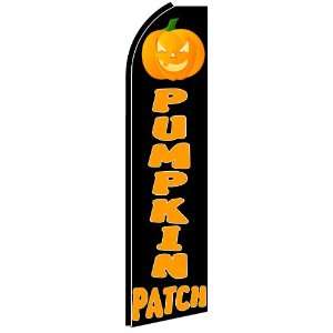  Pumpkin Patch Orange/Black Swooper Flag