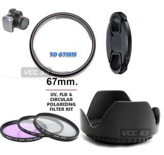 BUNDLE for CANON POWERSHOT SX30 IS ADAPTER+ FILTERS + HOOD+ CAP FA 