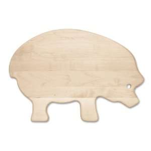  Pig Shaped maple cutting board: Kitchen & Dining
