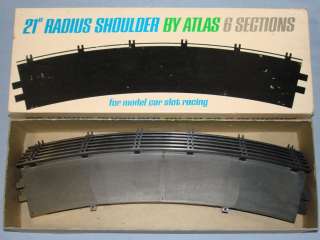 Atlas 124 132 Slot Car Racing Track 21 Inch Radius Shoulders #1599 300