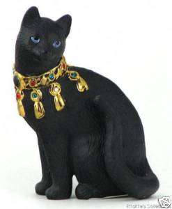 Lenox Jeweled BLACK JACK Cat Figurine * NEW *  