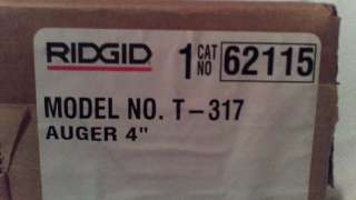   317 Auger NEW IN BOX for K 1000 Rodder Drain Sewer cleaning machines