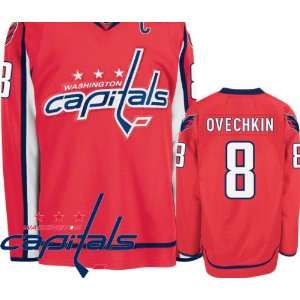 Capitals Authentic NHL Jerseys #8 Alexander Ovechkin Hockey RED Jersey 