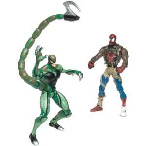  Spider Man Classics Scorpion vs Battle Ravaged Spider Man 