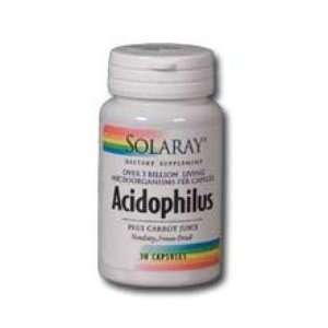  Acidophilus plus Carrot Juice 120 Caps 3 bil   Solaray 
