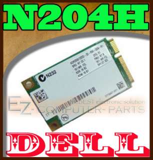 Dell Inspiron Mini 9 Wireless Mini PCI e Card   N204H !  