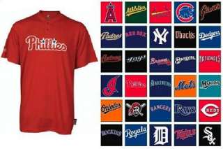MLB 2 Button Cool Base Youth Jerseys (All 30 Teams)  