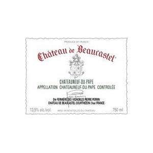  Beaucastel Chateauneuf du pape Blanc 2005 750ML: Grocery 