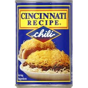 Cincinnati Recipe Chili with Meat 15.0 OZ (Pack of 12):  