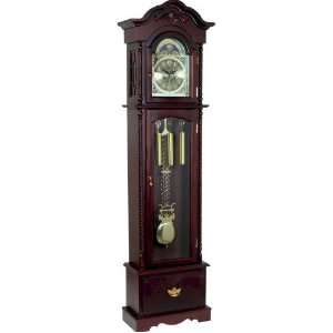   62B Edward Meyer Grandfather Clock with Beveled Glass