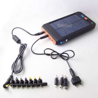 11200mAh High Capacity Solar battery Charger for Laptop Phone + LED 