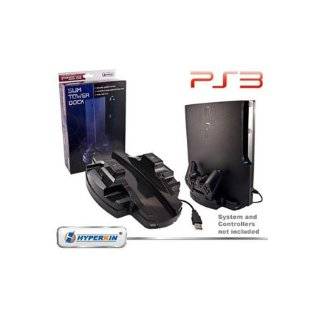  PS3 Slim Controller Charging Stand with Disk Game Disk 